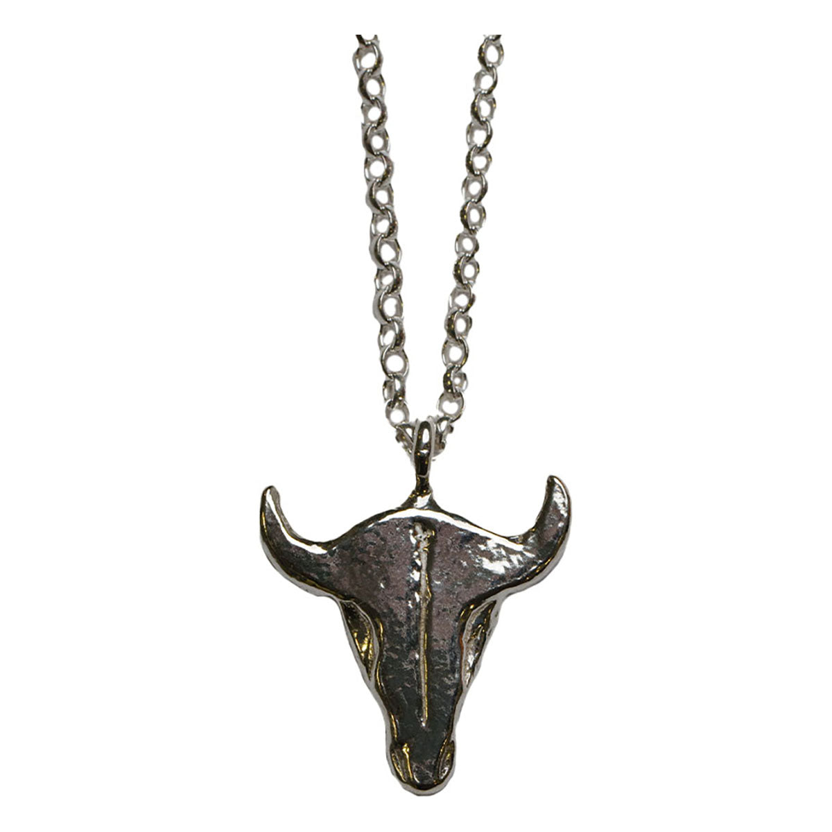 Daisy V Sterling Silver Necklace Bull