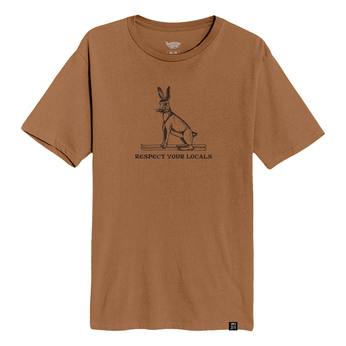 SHRED SSV Respect Your Locals Tee - Jack Rabbit Toasted Coconut