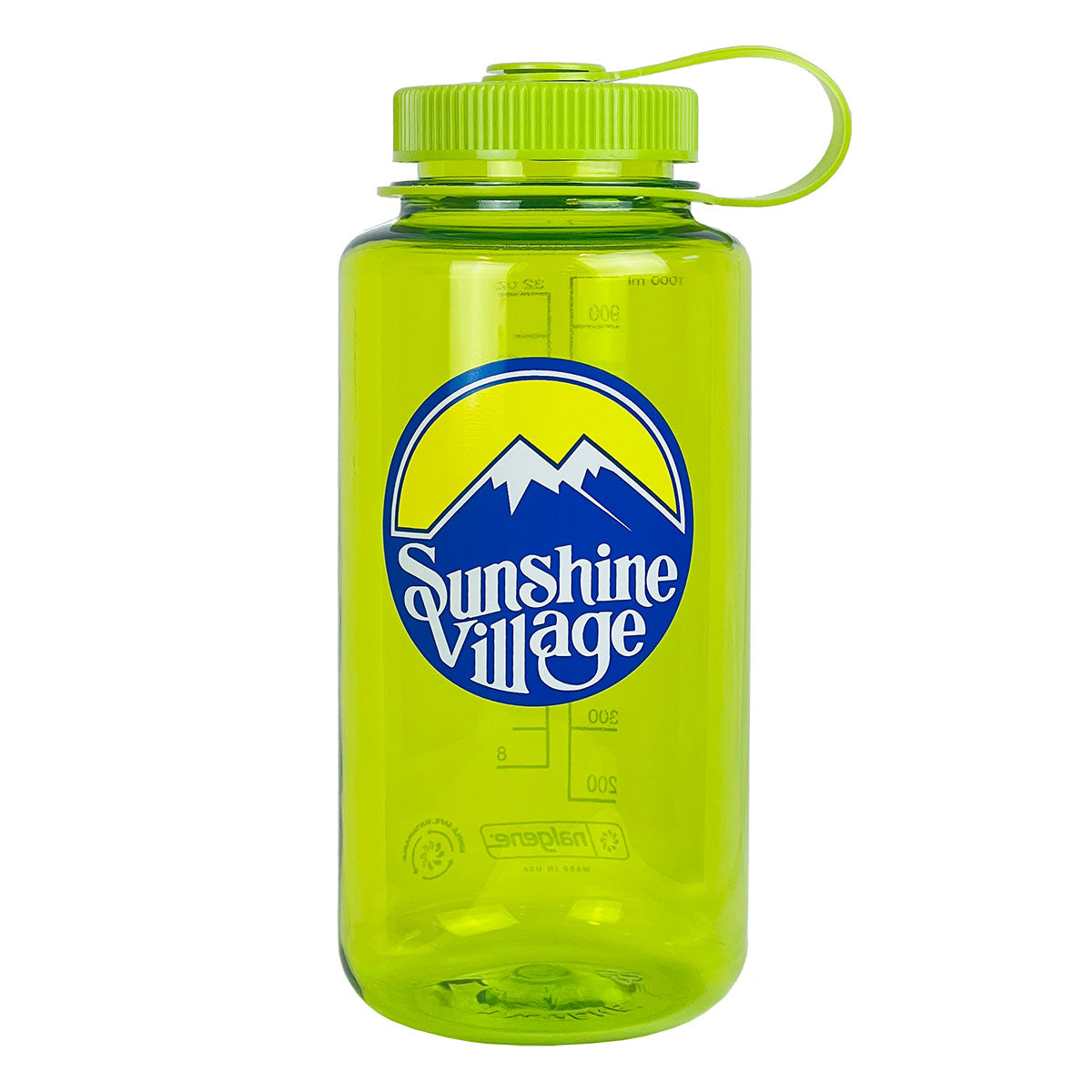 Sunshine Village Nalgene Water Bottle 32oz Spring Green