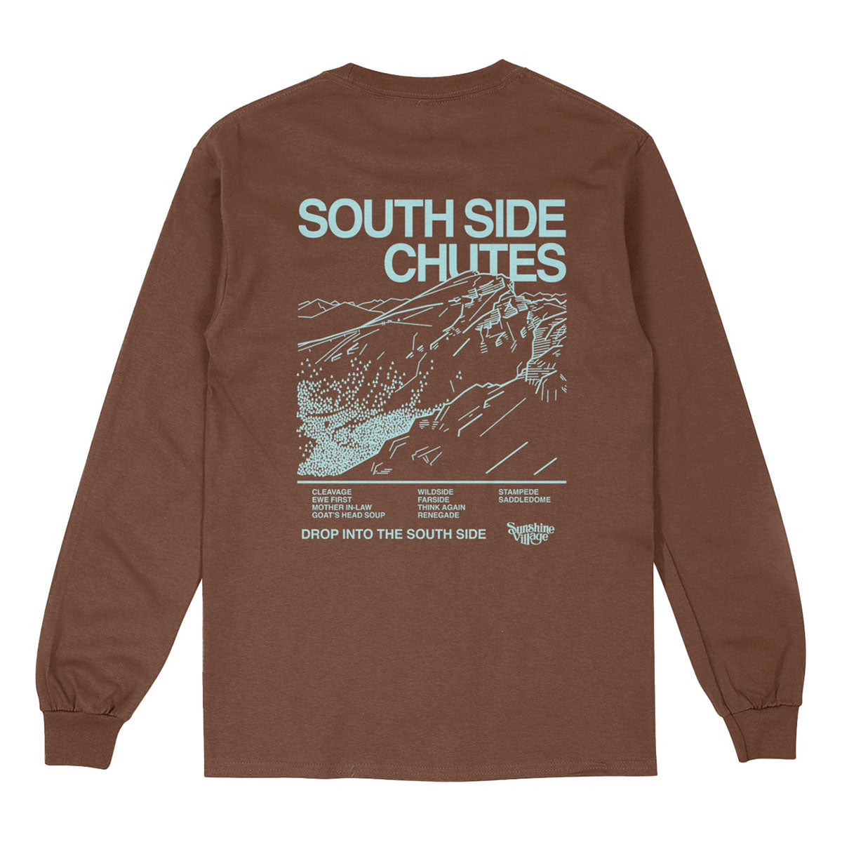 Freeride Series South Side Chutes Long Sleeve Shirt Chestnut