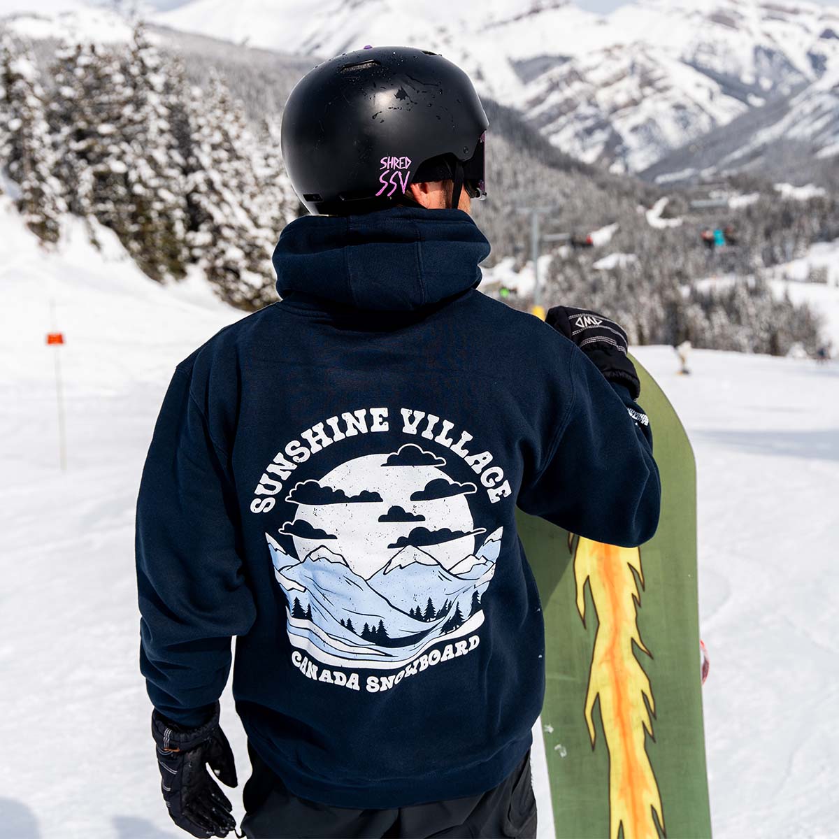 Canada Snowboard + Sunshine Village Hoodie