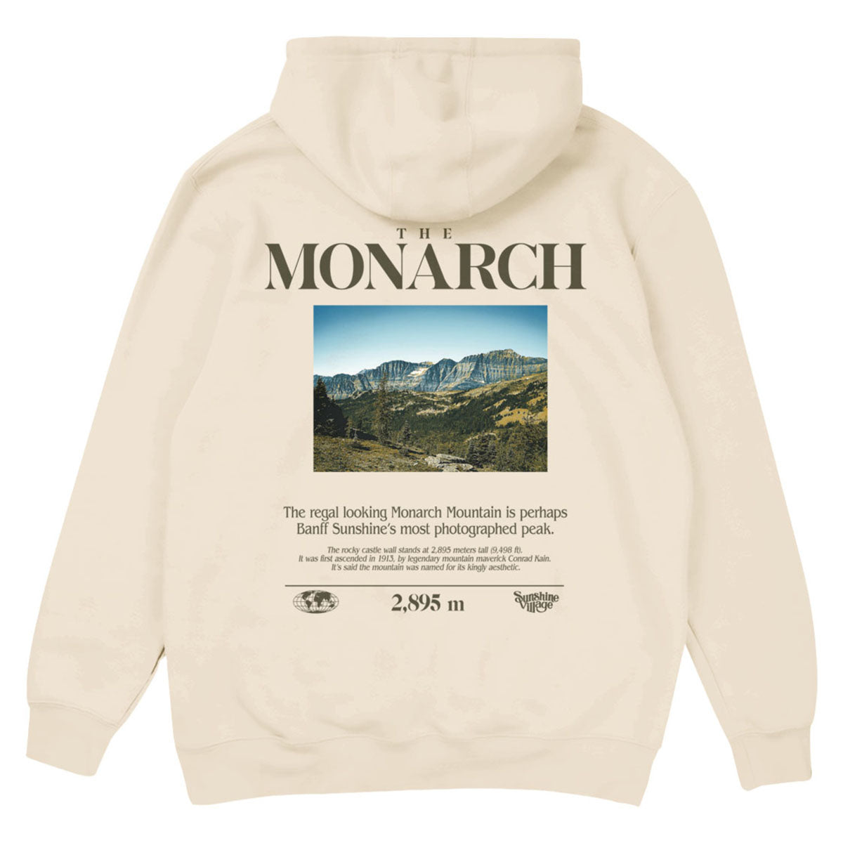 Mountain Info Series Mount Monarch Hoodie