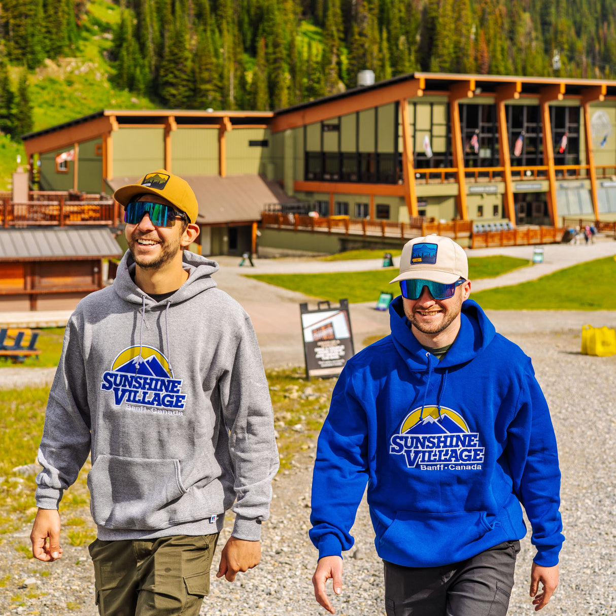 Sunshine Village Crested Logo Hoodie