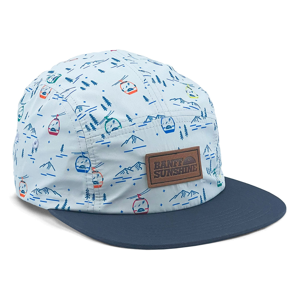 Jack + Sage Adjustable Camper Hat Gondola Print Hat Size