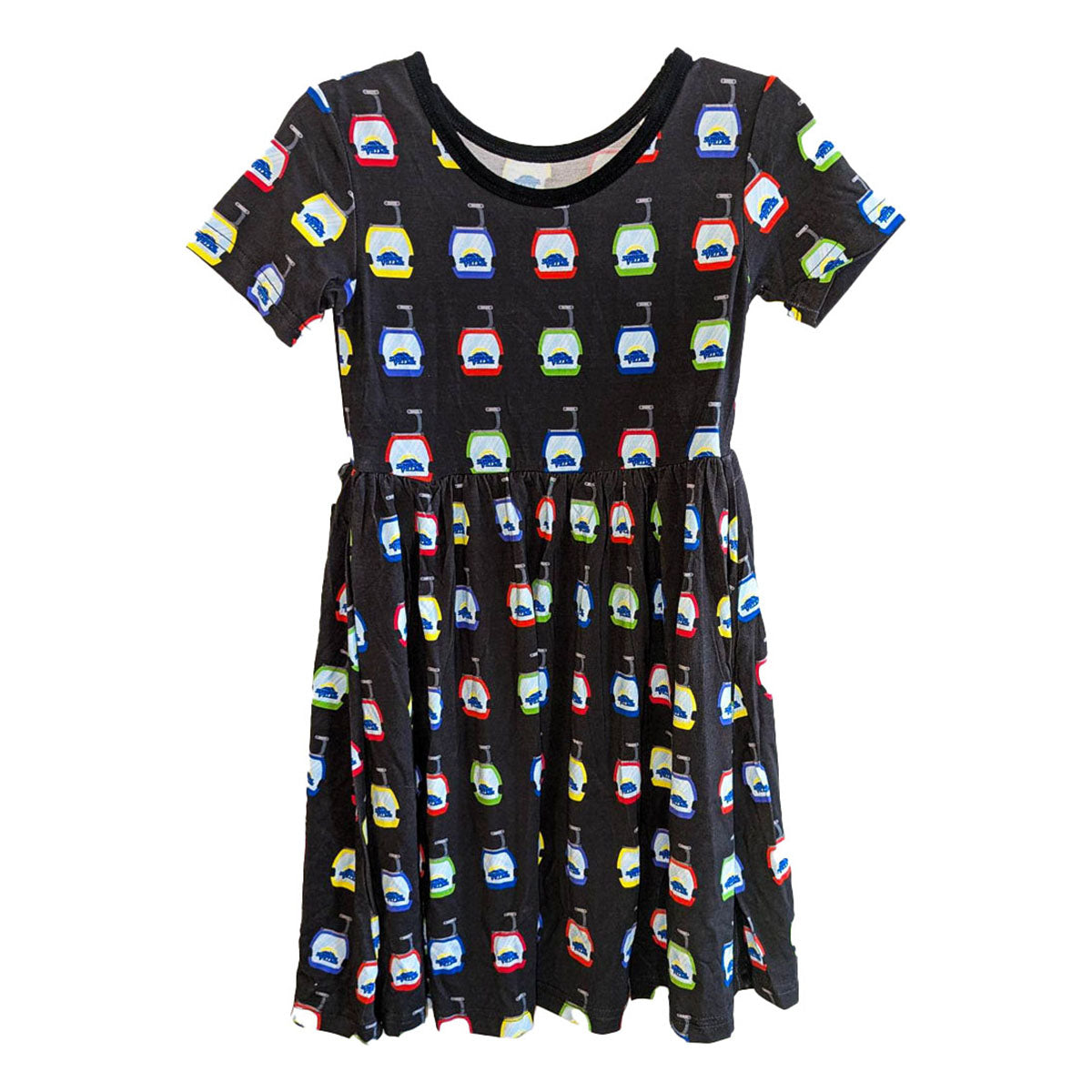 Sunshine Gondola Kids Dress Black