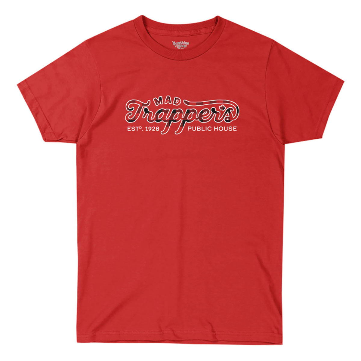 Mad Trapper's Plaid Tee Red