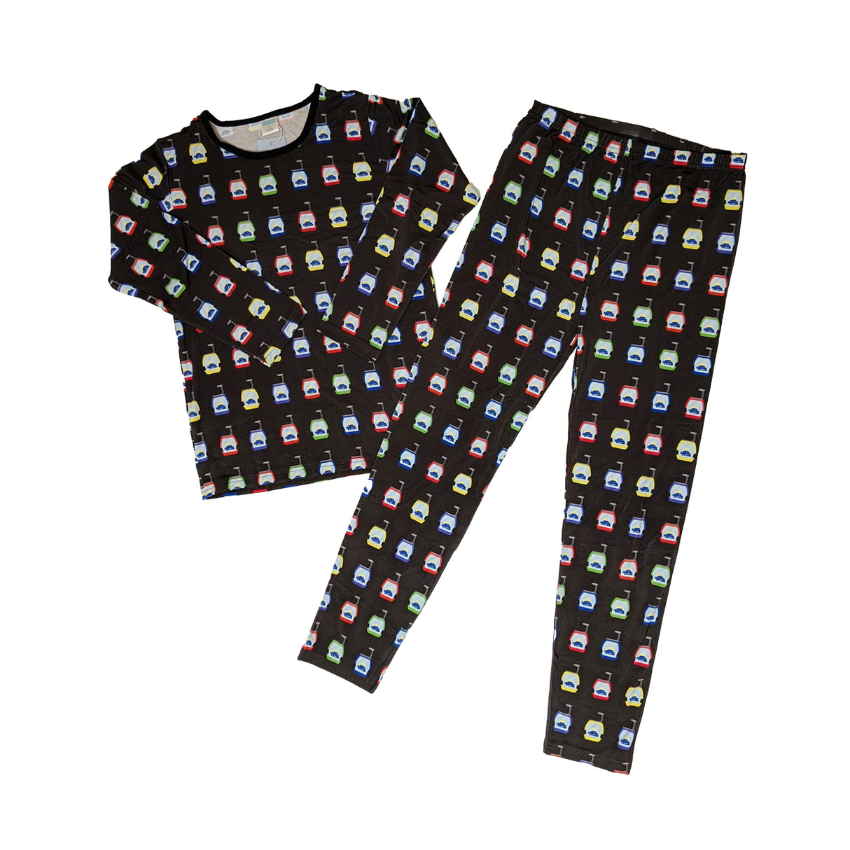 Sunshine Gondola Kids Pajama Set Gondola Black