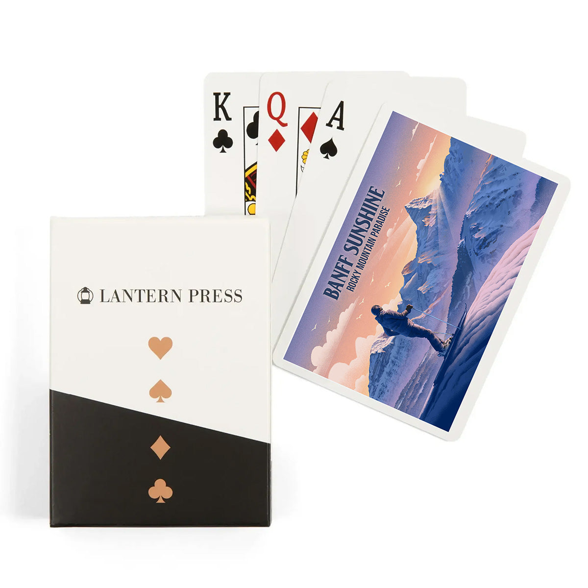 Standard Size Playing Cards - Skier At The Top