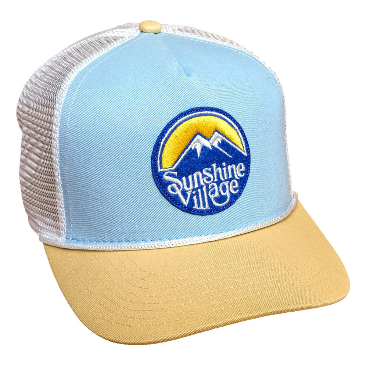 SSV High Crown Adjustable Cap Blue White Mesh Hat Size