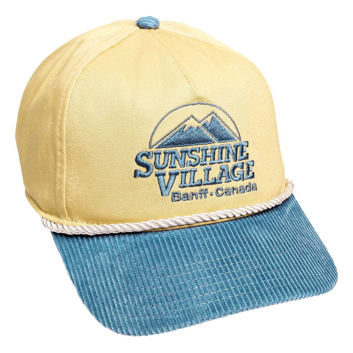 SSV Mid Crown Adjustable Cap Nugget Blue Corduroy O S