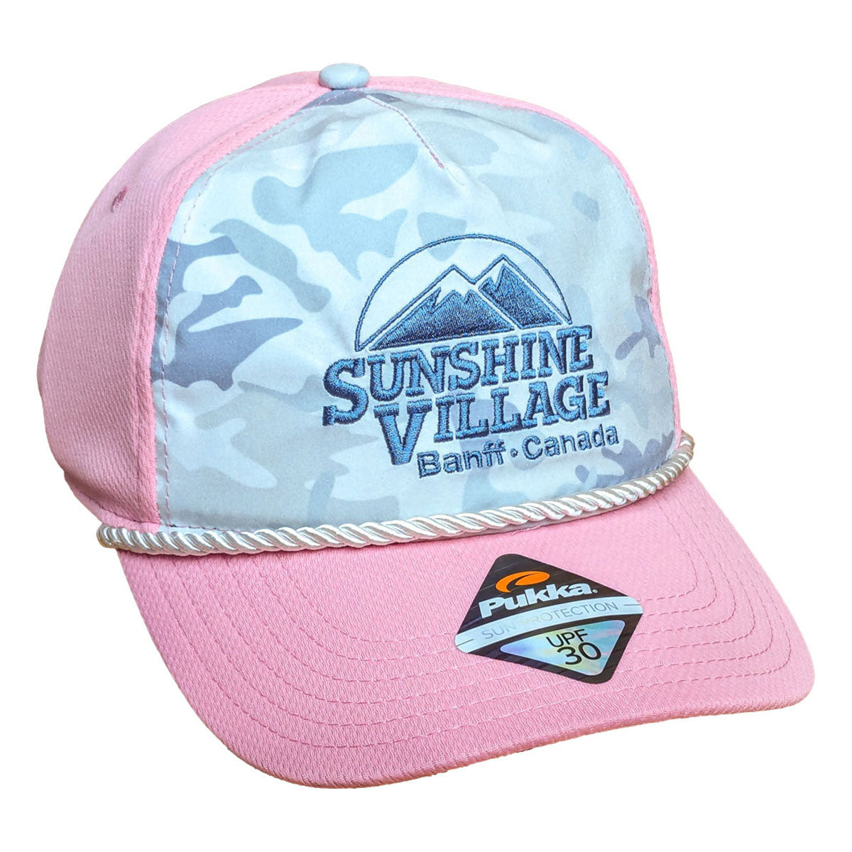 SSV Mid Crown Adjustable Cap Camo Pink O S