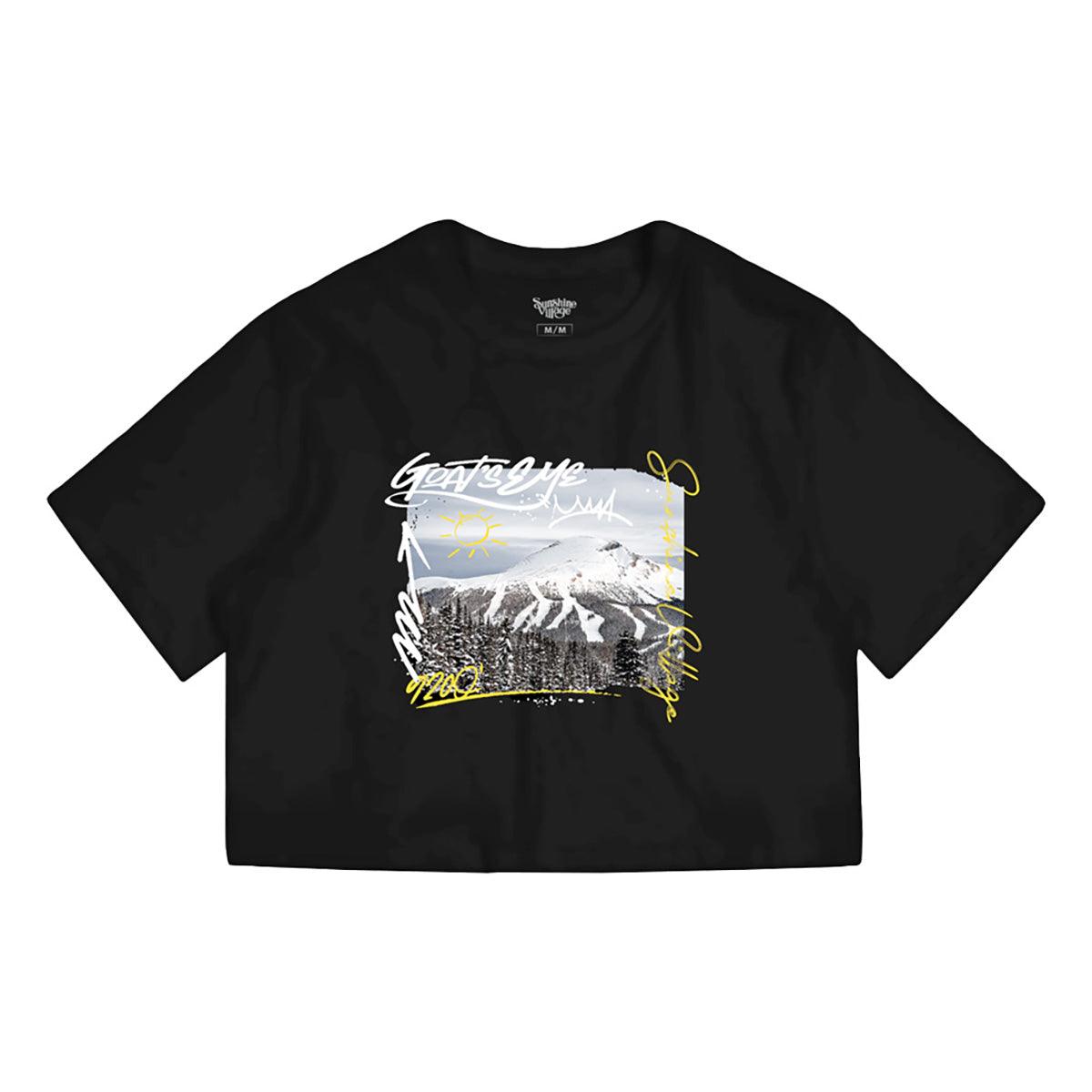 Sunshine Concert Series Goat's Eye Crop Top Black