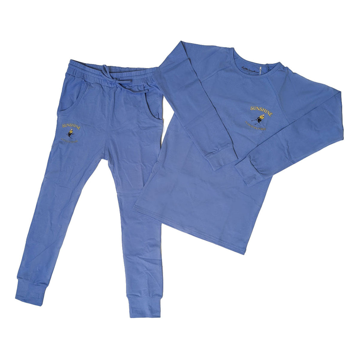 Sunshine In Human Form Kids 2-Piece Outfit Dusty Denim
