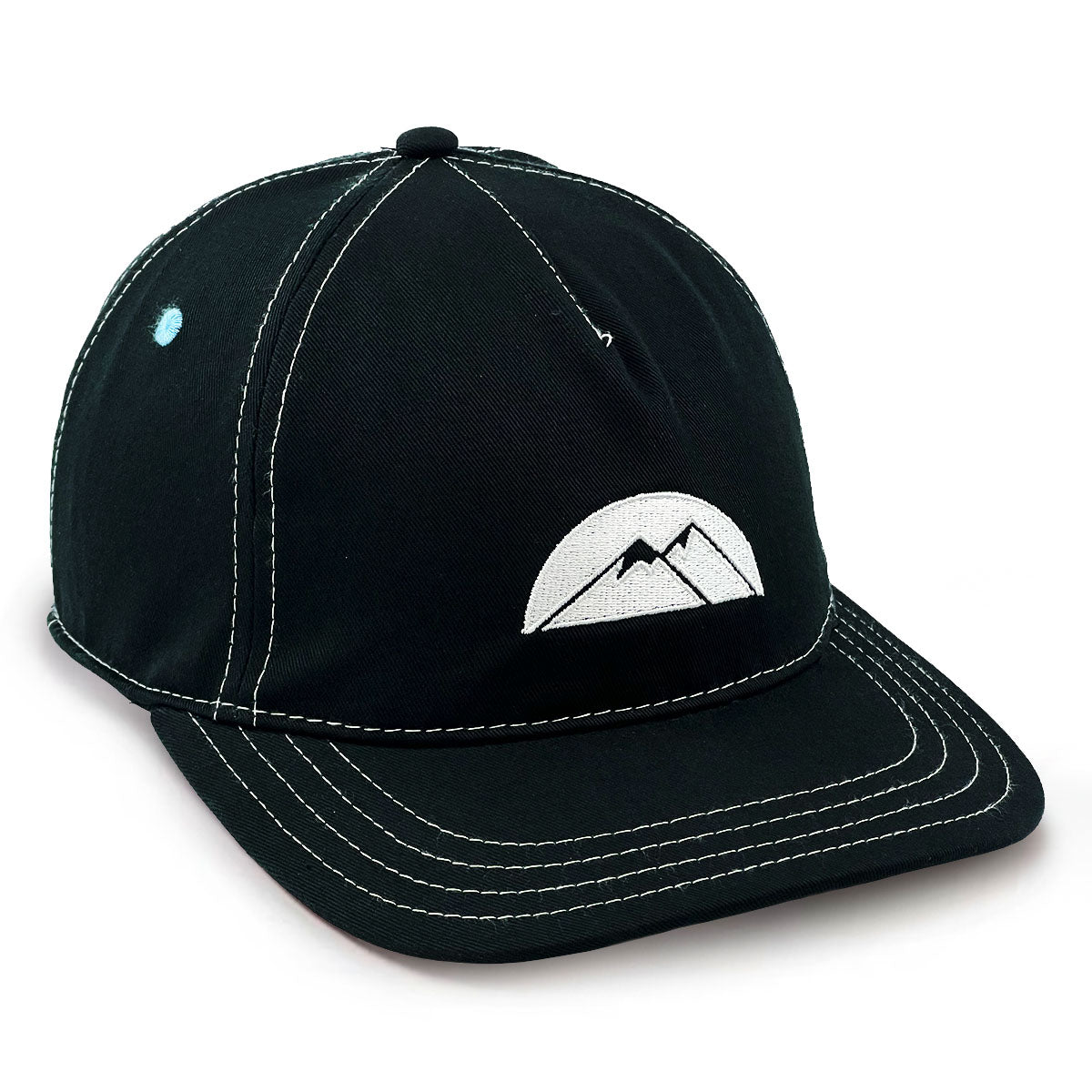 Sunshine Mountain Logo Low Crown Adjustable Cap Black Hat Size