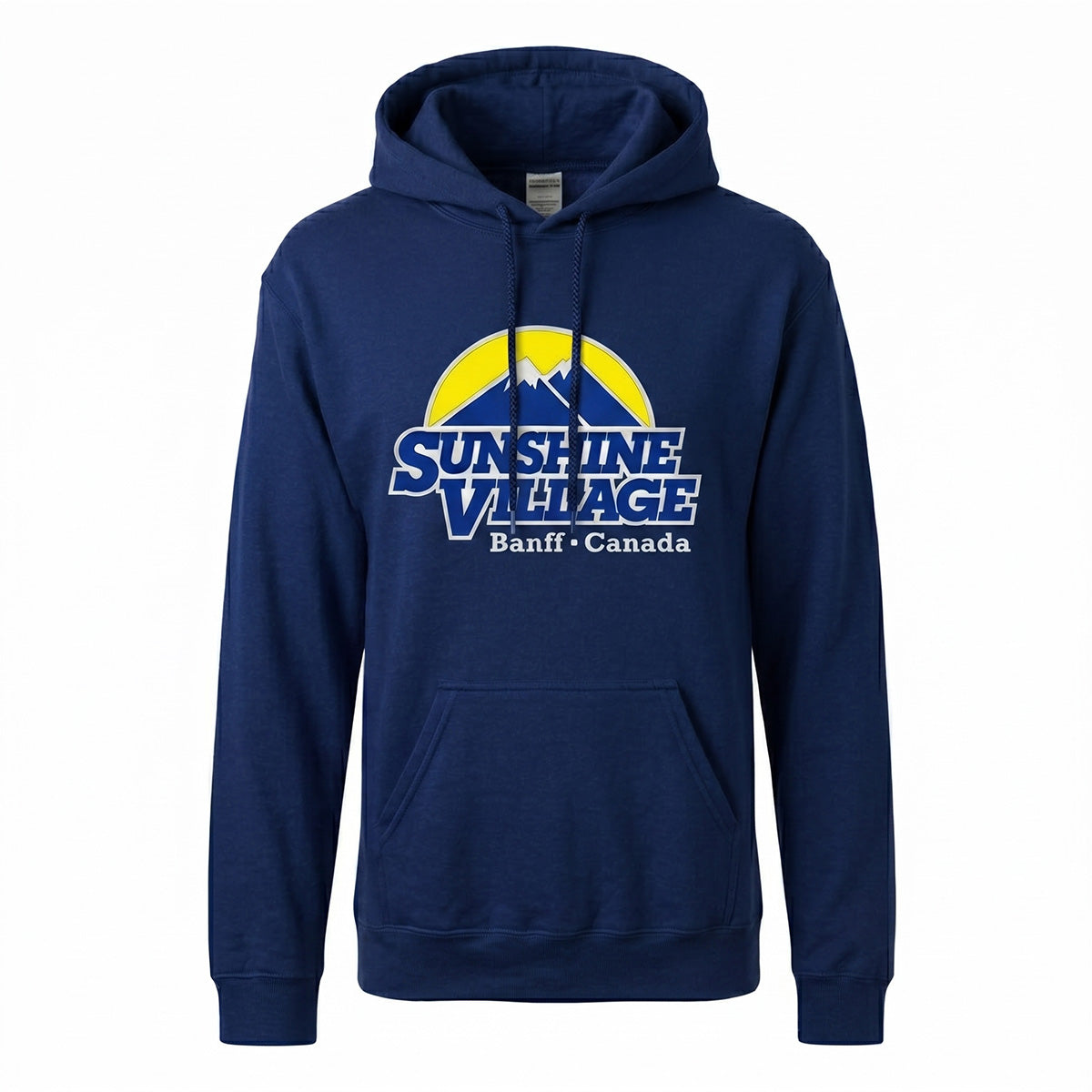 Sunshine Village Crested Logo Hoodie Navy