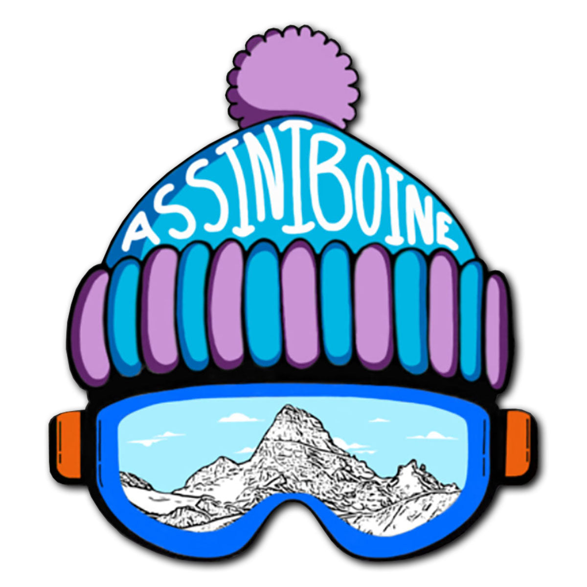 Sunshine Village Sticker Assiniboine Toque