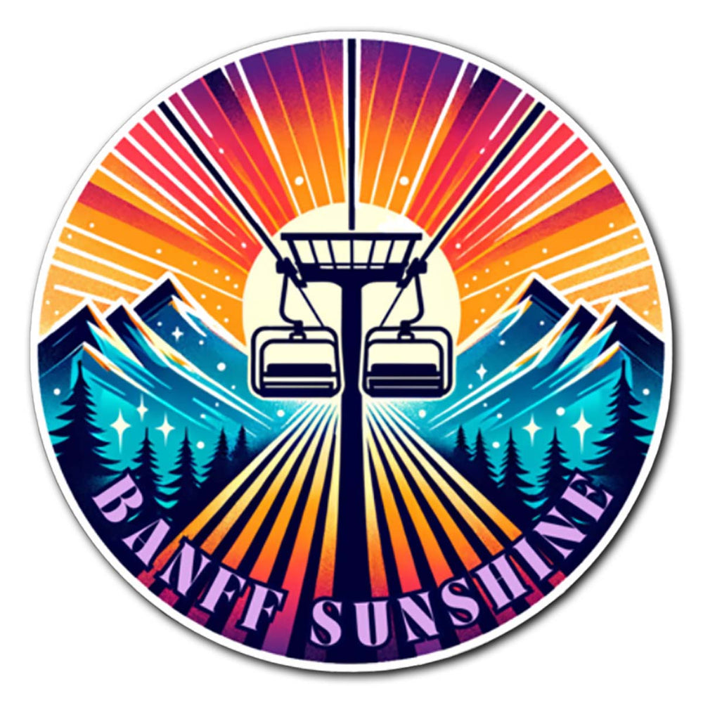 Sunshine Village Sticker Chairlift