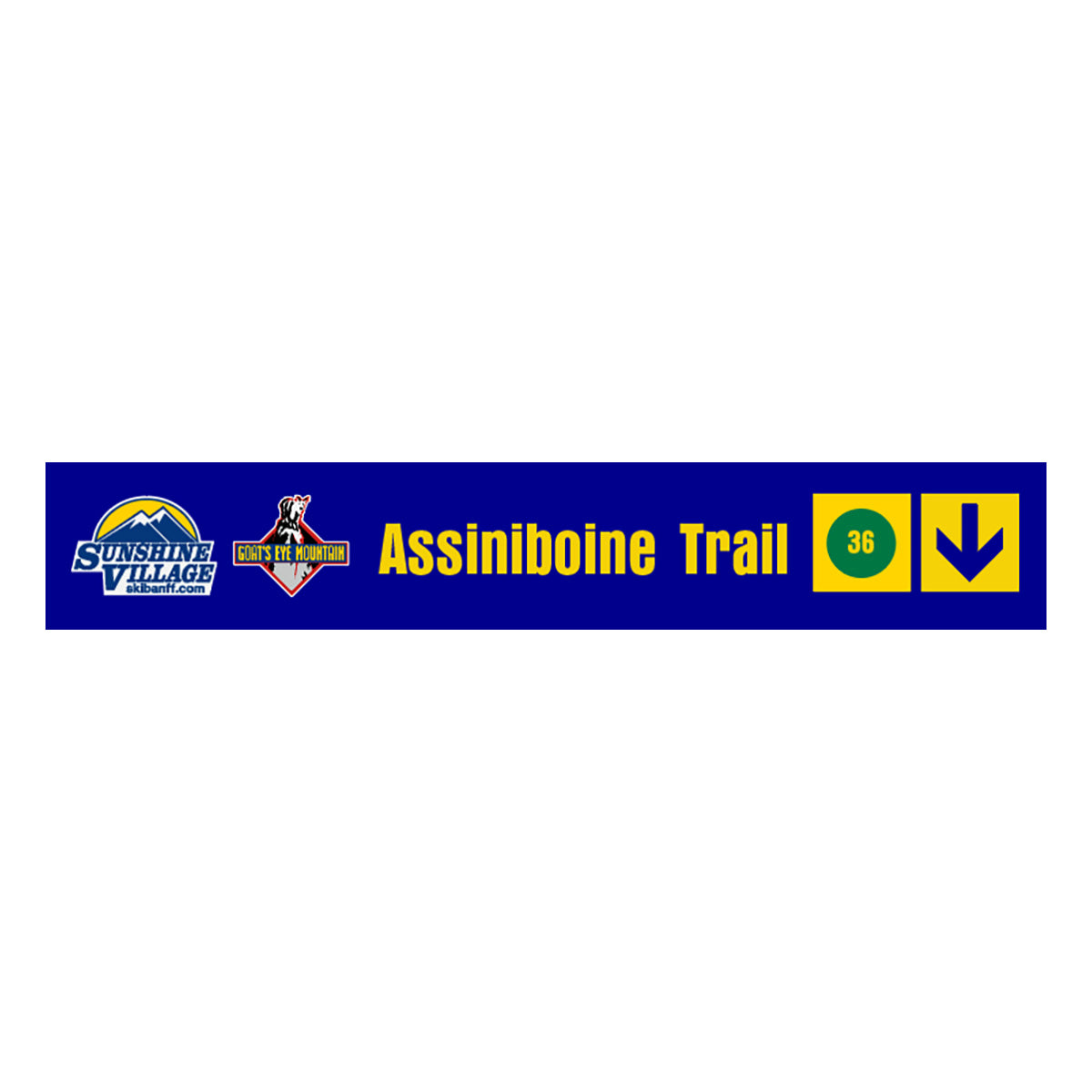24" Trail Sign - Assiniboine Trail