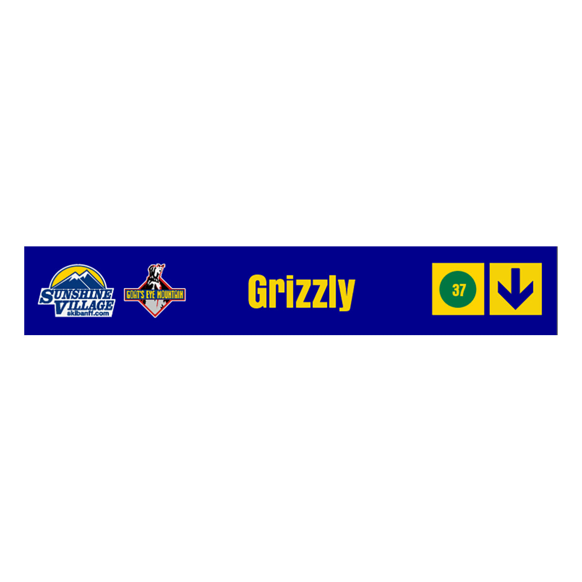 24" Trail Sign - Grizzly