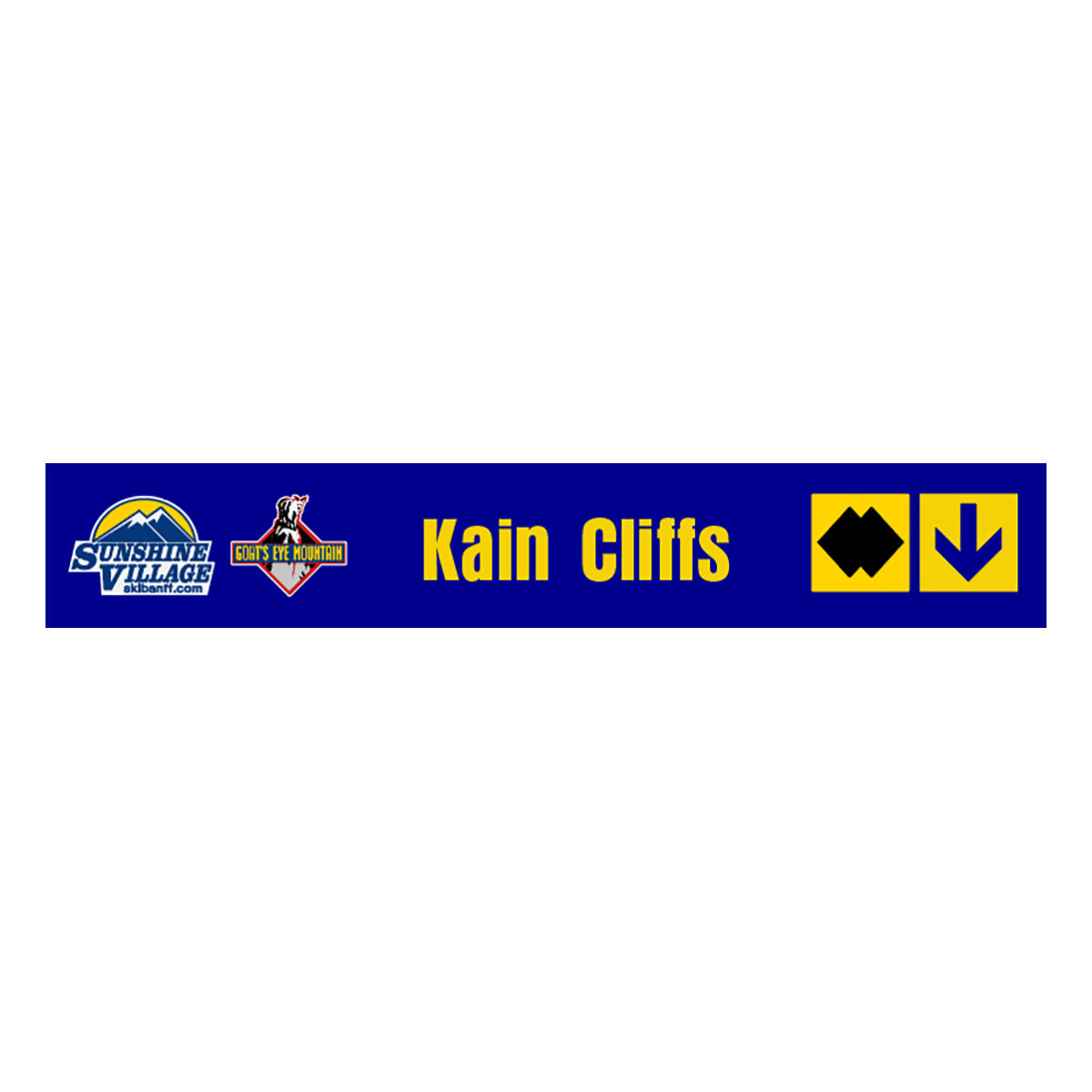 24" Trail Sign - Kain Cliffs