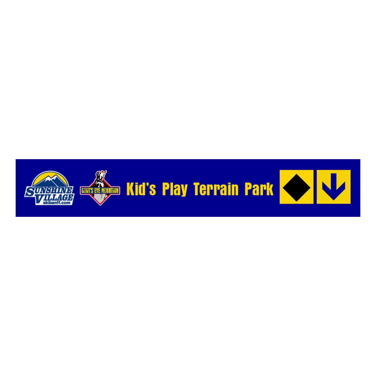 24" Trail Sign - Kids Play Terrain Park