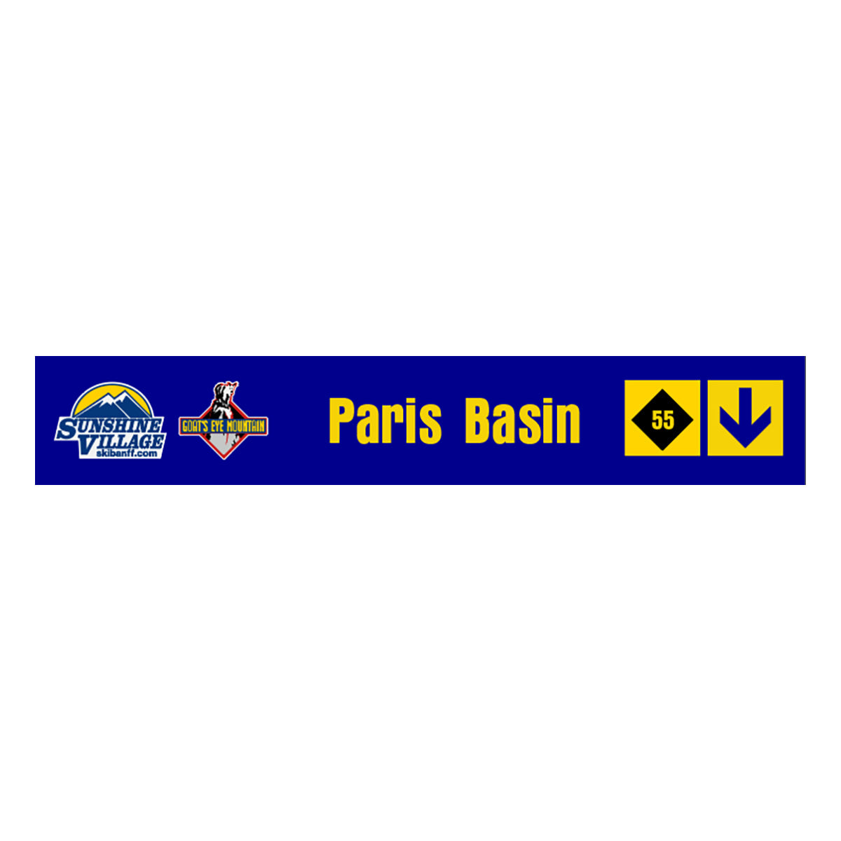 24" Trail Sign - Paris Basin