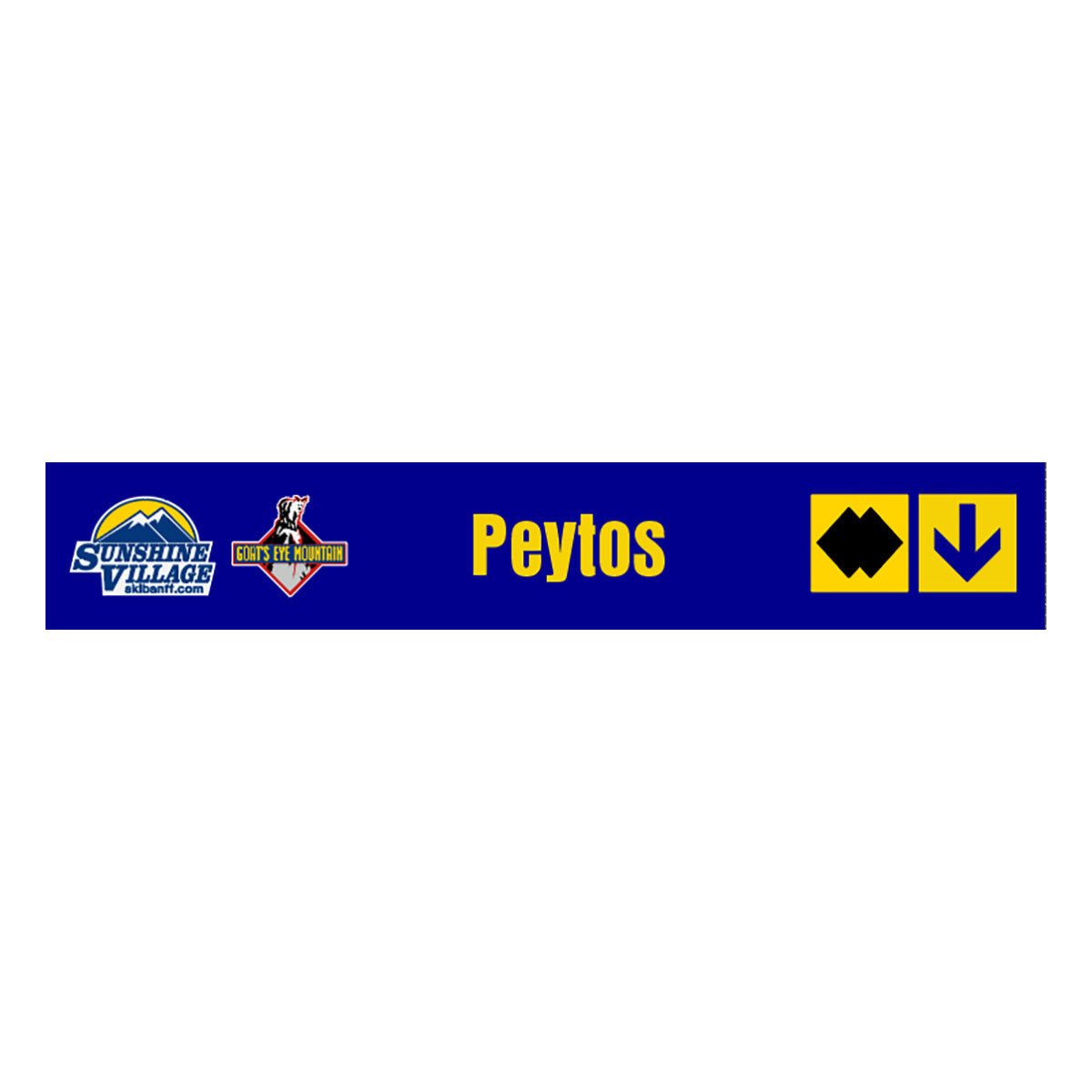 24" Trail Sign - Peytos