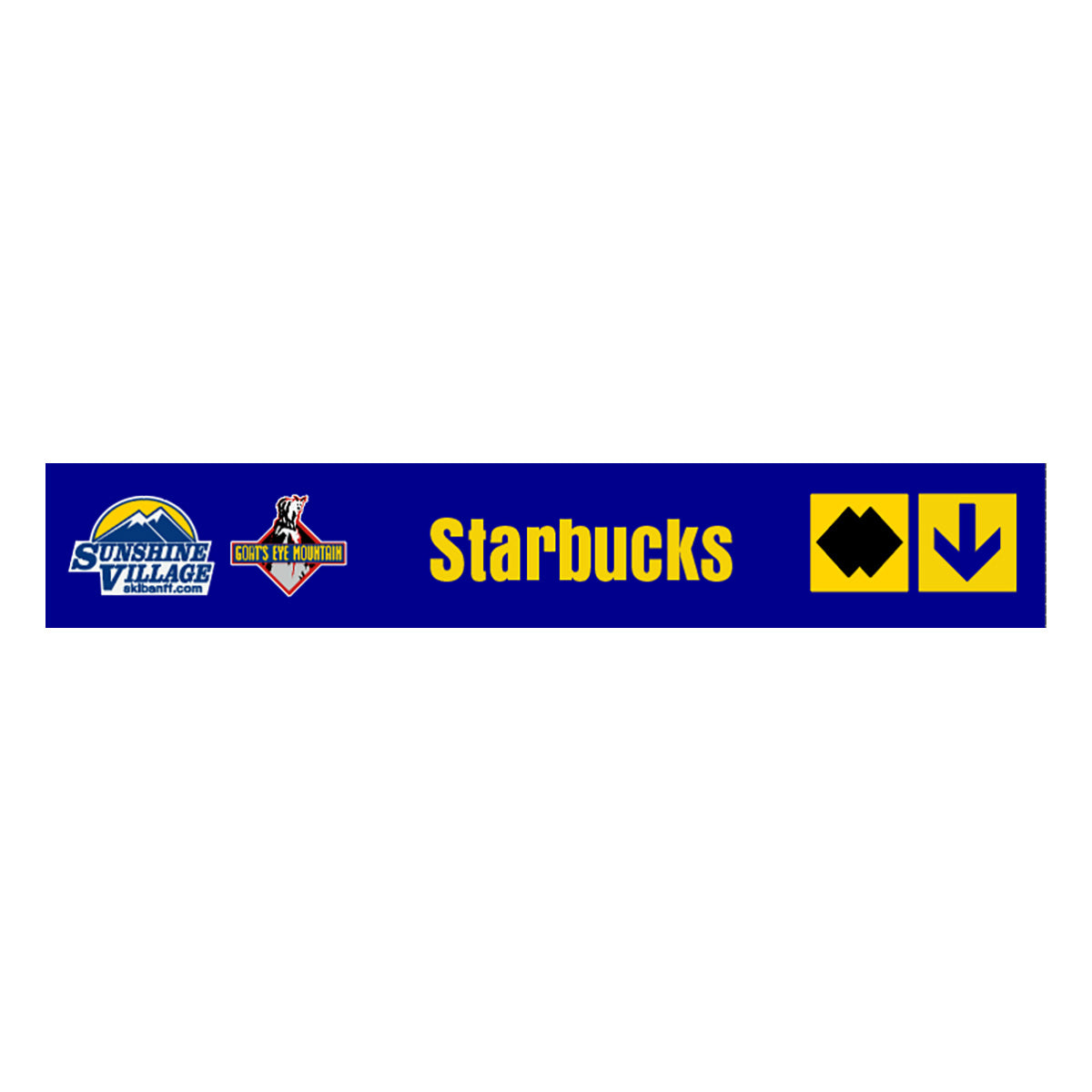 24" Trail Sign - Starbucks