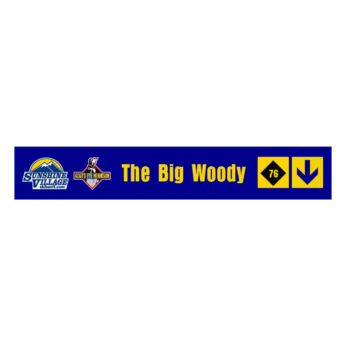 24" Trail Sign - The Big Woody
