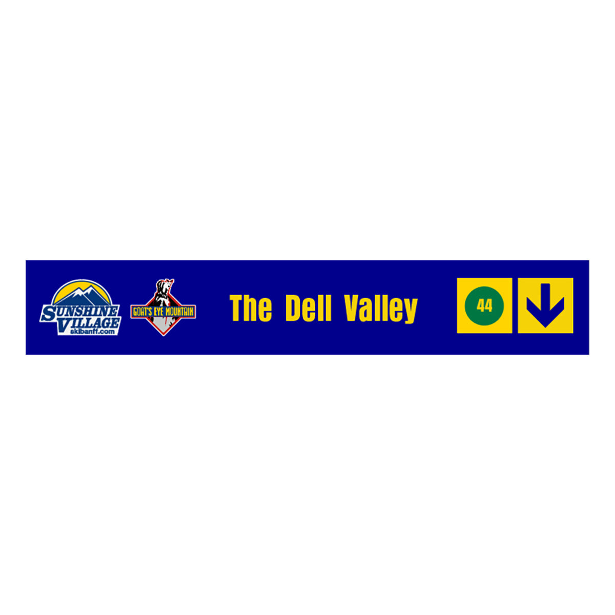 24" Trail Sign - The Dell Valley