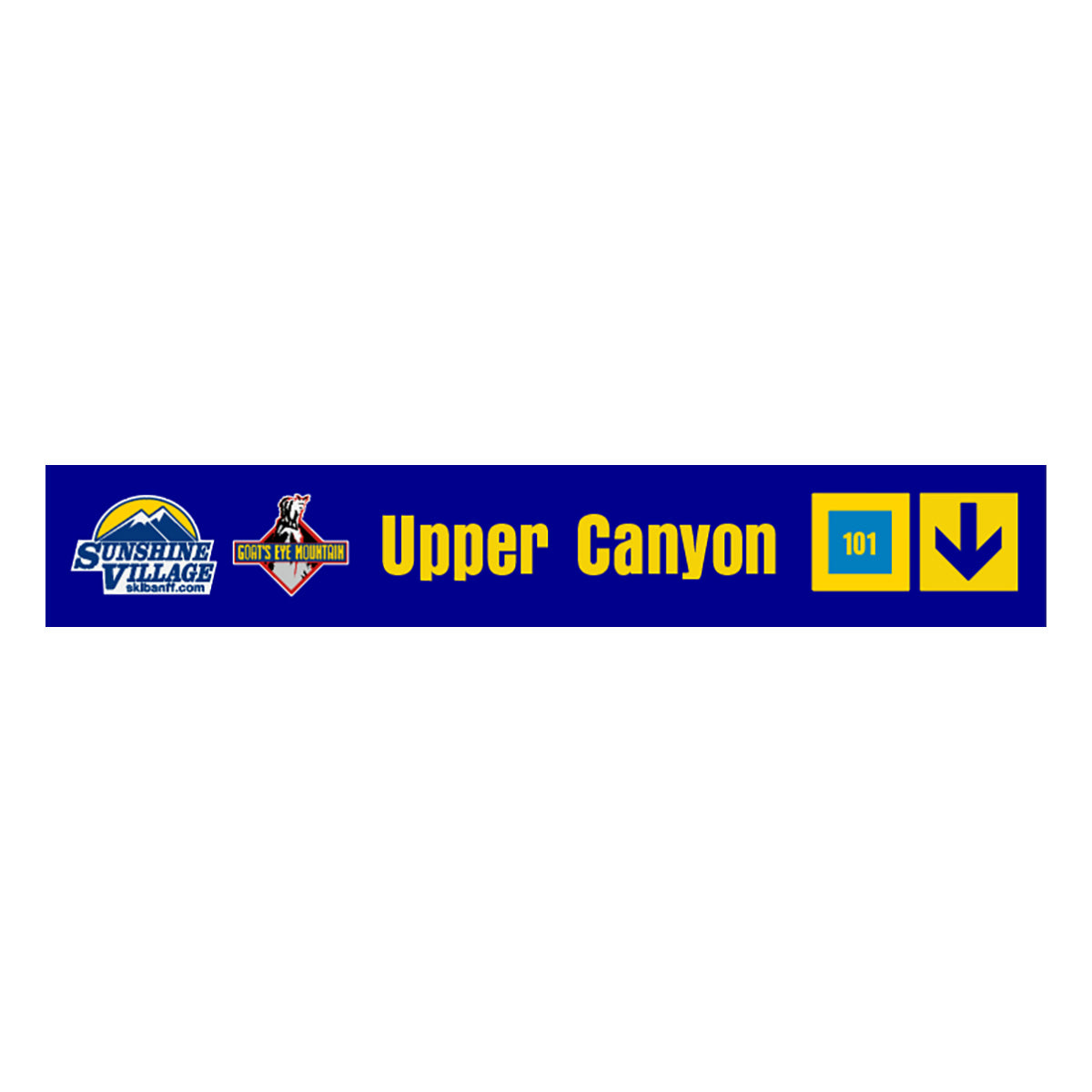 24" Trail Sign - Upper Canyon