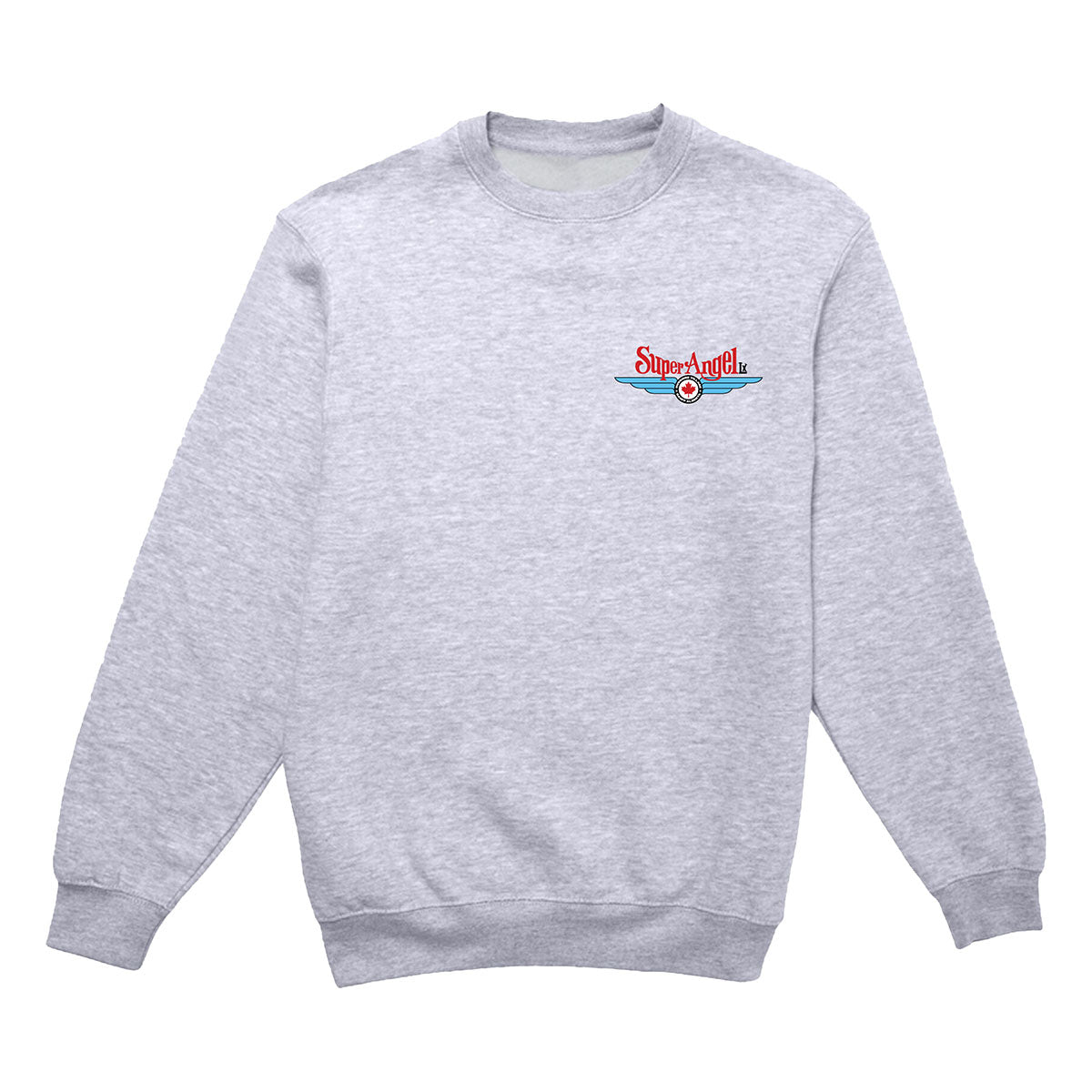Super Angel Crewneck Sweatshirt Heather Grey