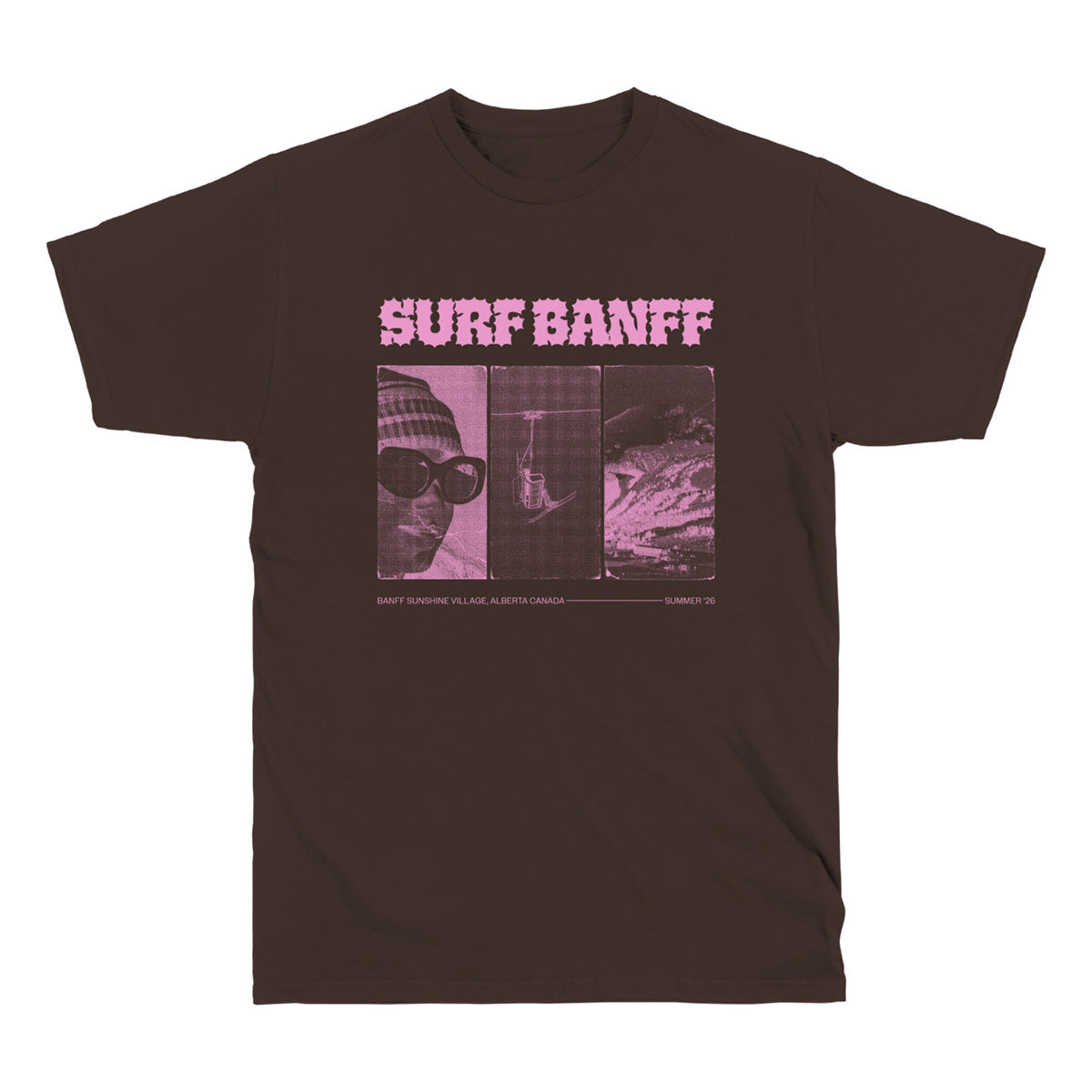 Surf Banff Tee Brown