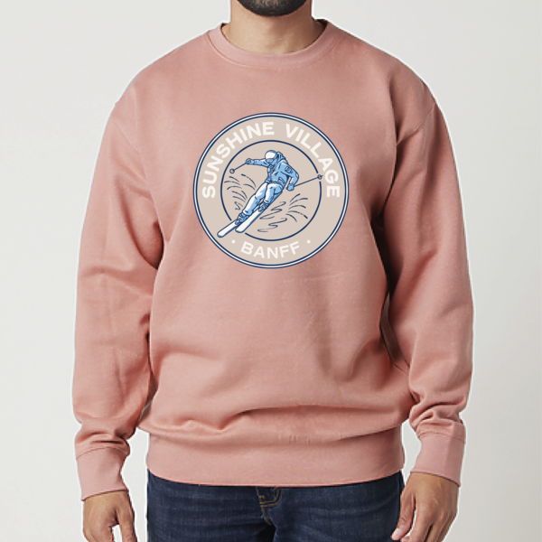 Sunshine Skier Graphic Crew Sweatshirt
