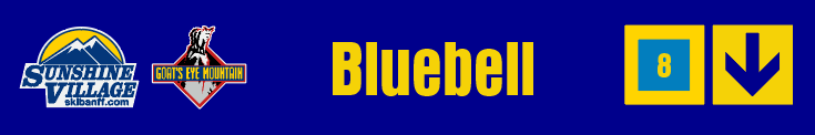 24" TRAIL SIGN BLUE BELL