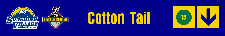 24" TRAIL SIGN COTTON TAIL