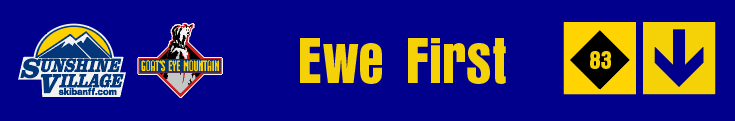 24" TRAIL SIGN EWE FIRST