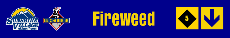 24" TRAIL SIGN FIREWEED