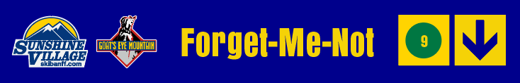 24" TRAIL SIGN FORGET ME NOT