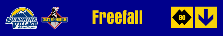 24" TRAIL SIGN FREEFALL