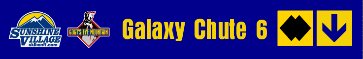 24" TRAIL SIGN GALAXY CHUTE 6