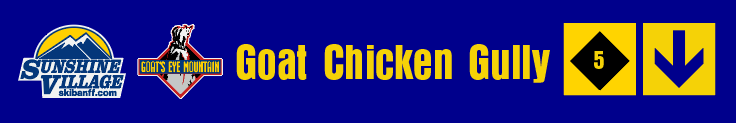 24" TRAIL SIGN GOAT CHICKEN GULLY
