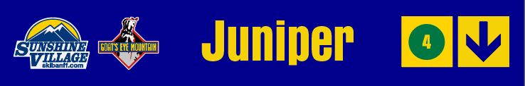 24" TRAIL SIGN JUNIPER