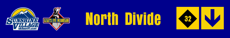 24" TRAIL SIGN NORTH DIVIDE