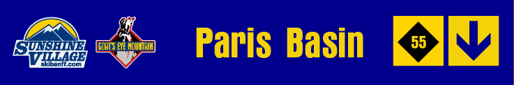 24" TRAIL SIGN PARIS BASIN