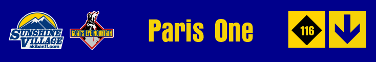 24" TRAIL SIGN PARIS ONE