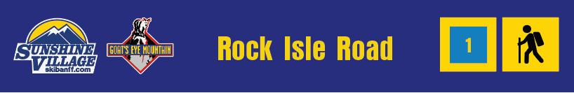 24" TRAIL SIGN ROCK ISLE ROAD