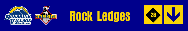 24" TRAIL SIGN ROCK LEDGES
