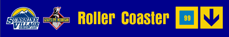 24" TRAIL SIGN ROLLER COASTER