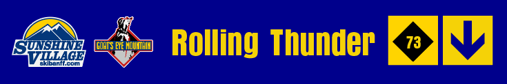24" TRAIL SIGN ROLLING THUNDER